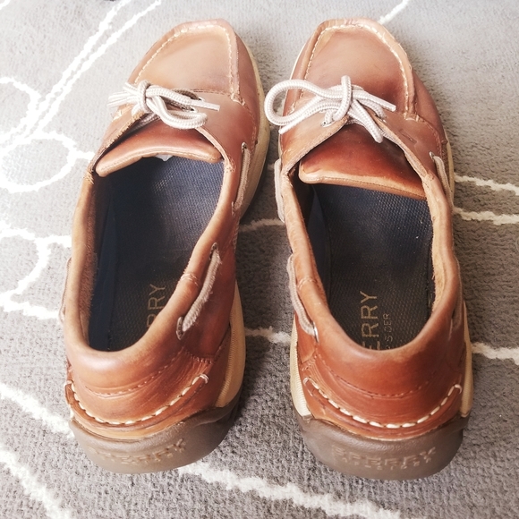 Sperry Men's Leather Boat Shoe "Intrepid" Loafers - Picture 5 of 6